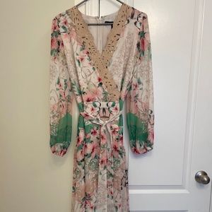 White House Black Market Floral Maxi Dress